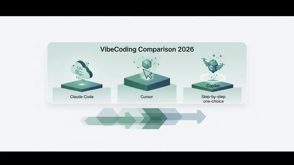 Vibe Coding Tools 2026: Claude Code vs Cursor vs Copilot — Pick One for Your Stage