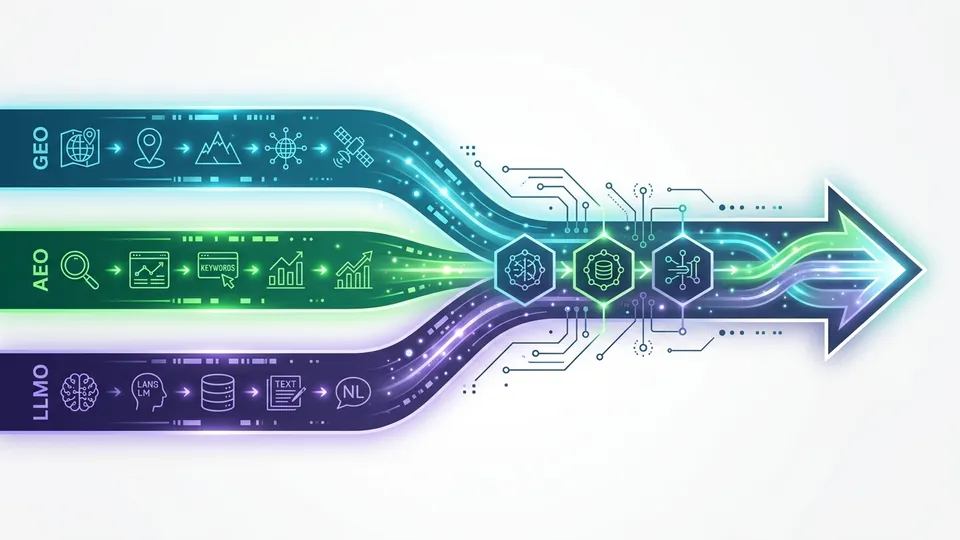 Unifying GEO, AEO, and LLMO Into One Framework: The 2026 Practical Guide to AI Search 3-Layer Integration