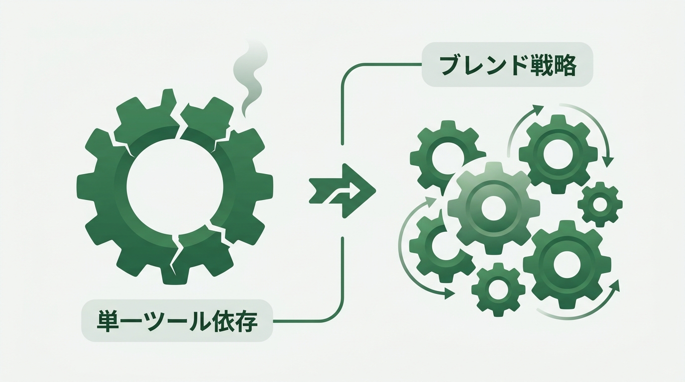 CLAUDE.mdとAGENTS.mdの関係図