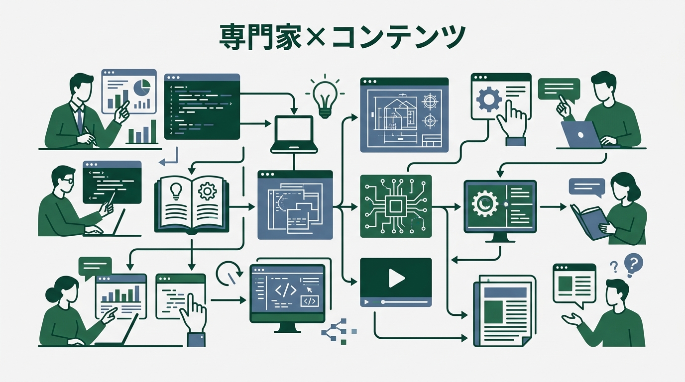 エンジニア向け「専門家×コンテンツ」初動設計フロー