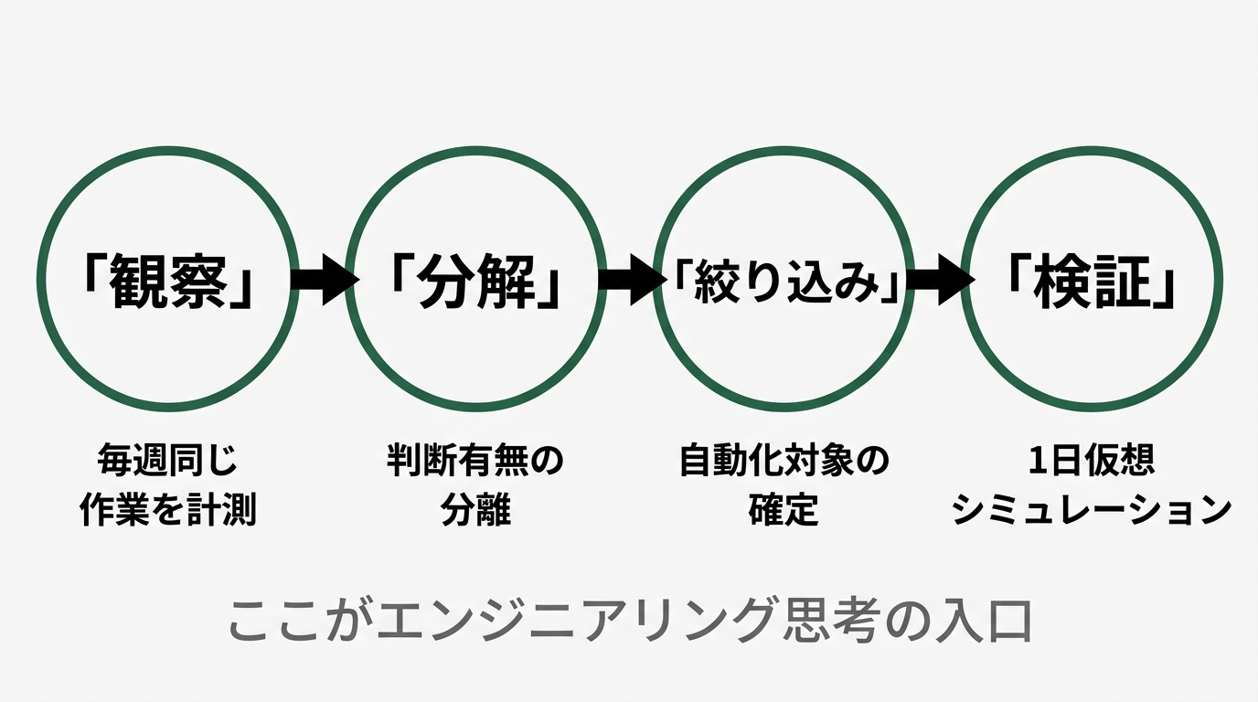 4ステップフロー図