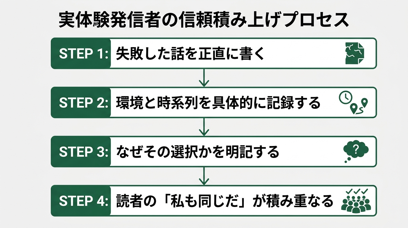 縦型4ステップのシーケンス図