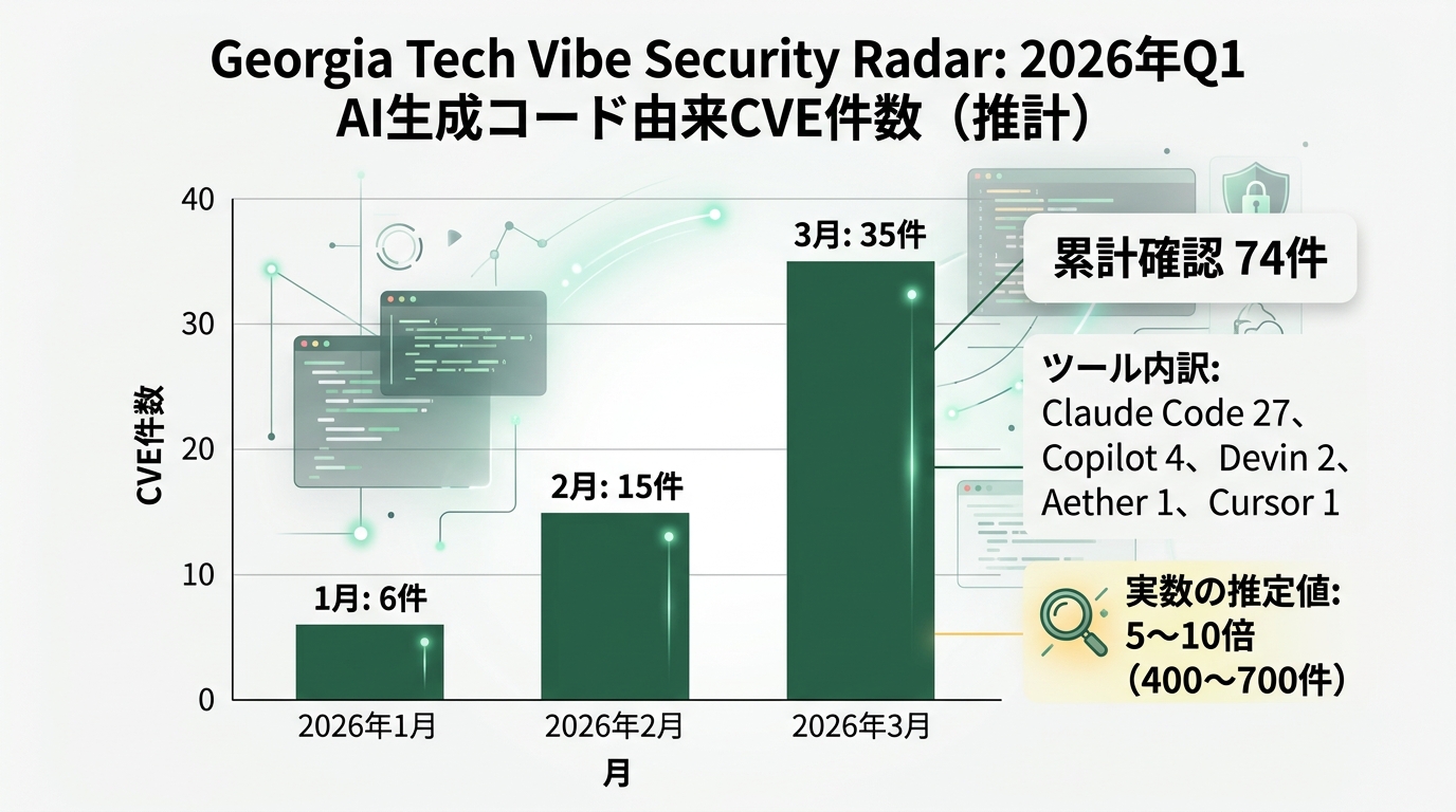 Georgia Tech Vibe Security Radarが報告したAI生成コード由来CVE件