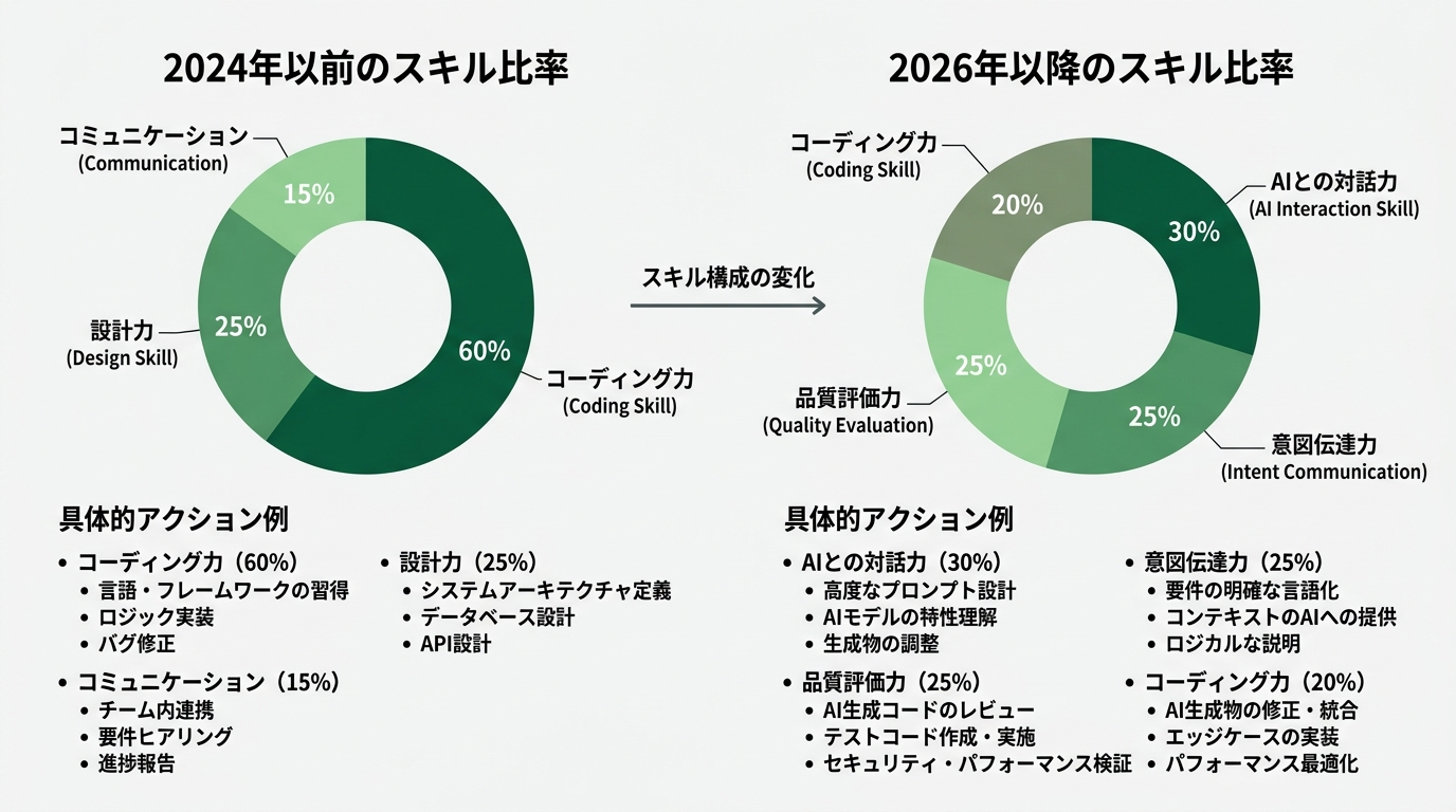 エンジニアのスキル構成変化diagram