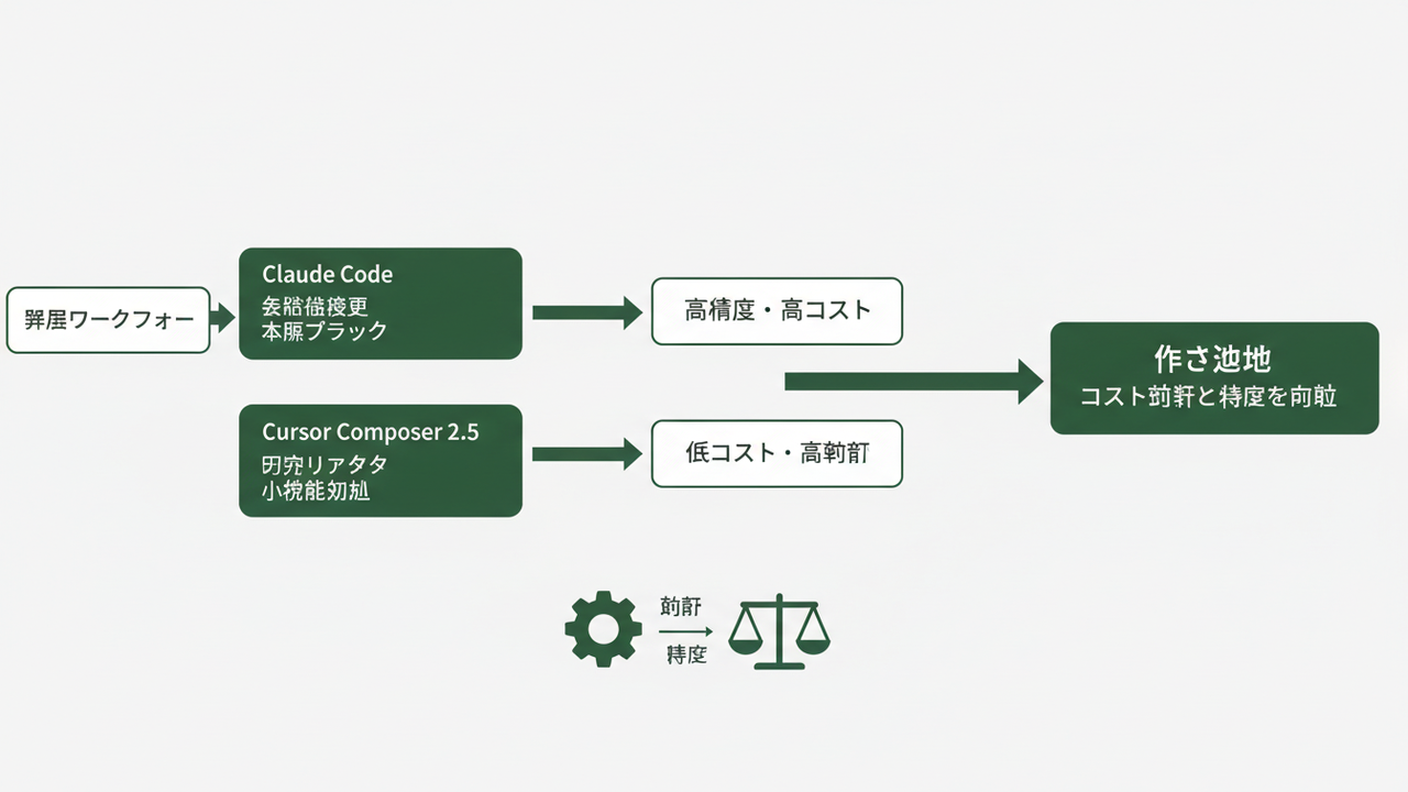 CursorとClaude Codeの最適な使い分け
