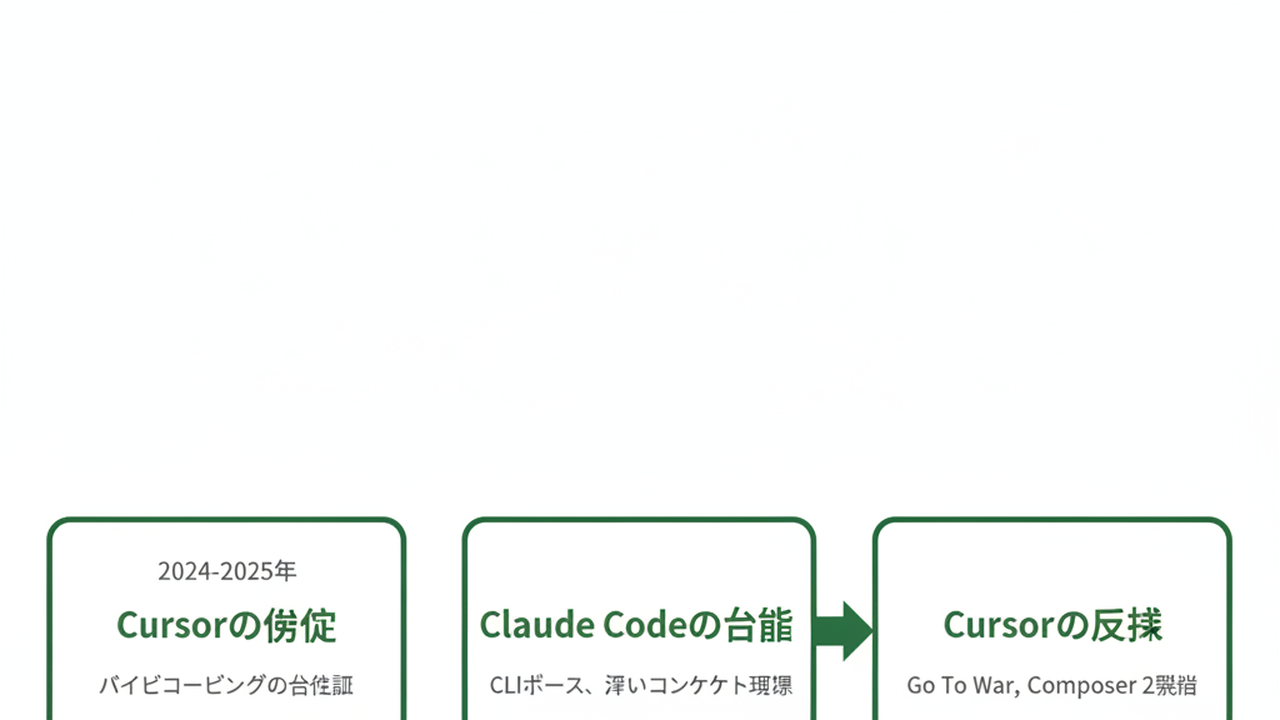 AIコーディング市場の変化とCursorの戦略