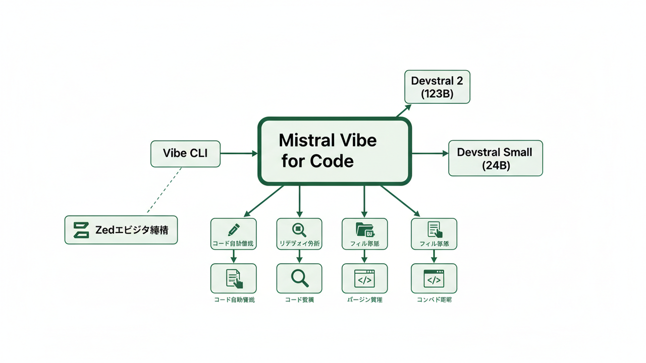 Mistral Vibeの構成要素図