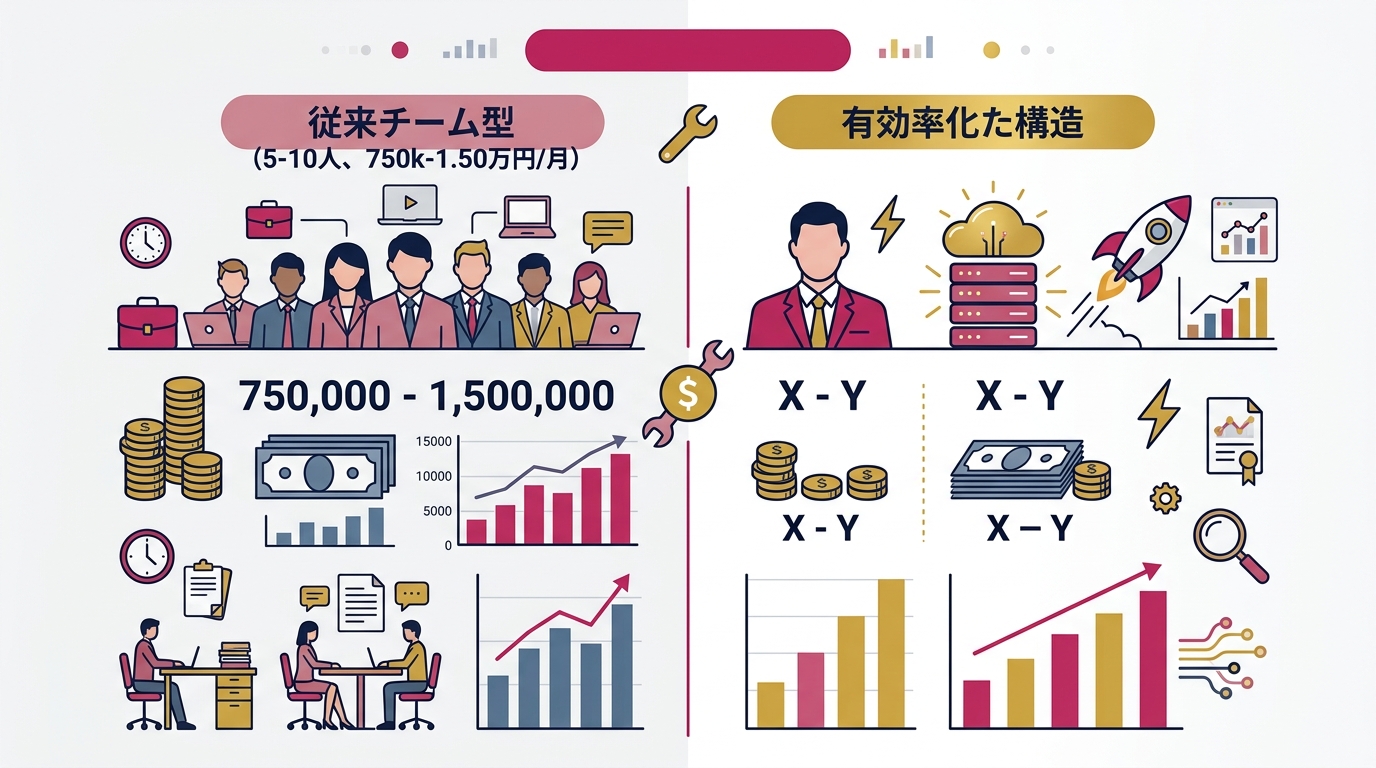 コスト構造の比較