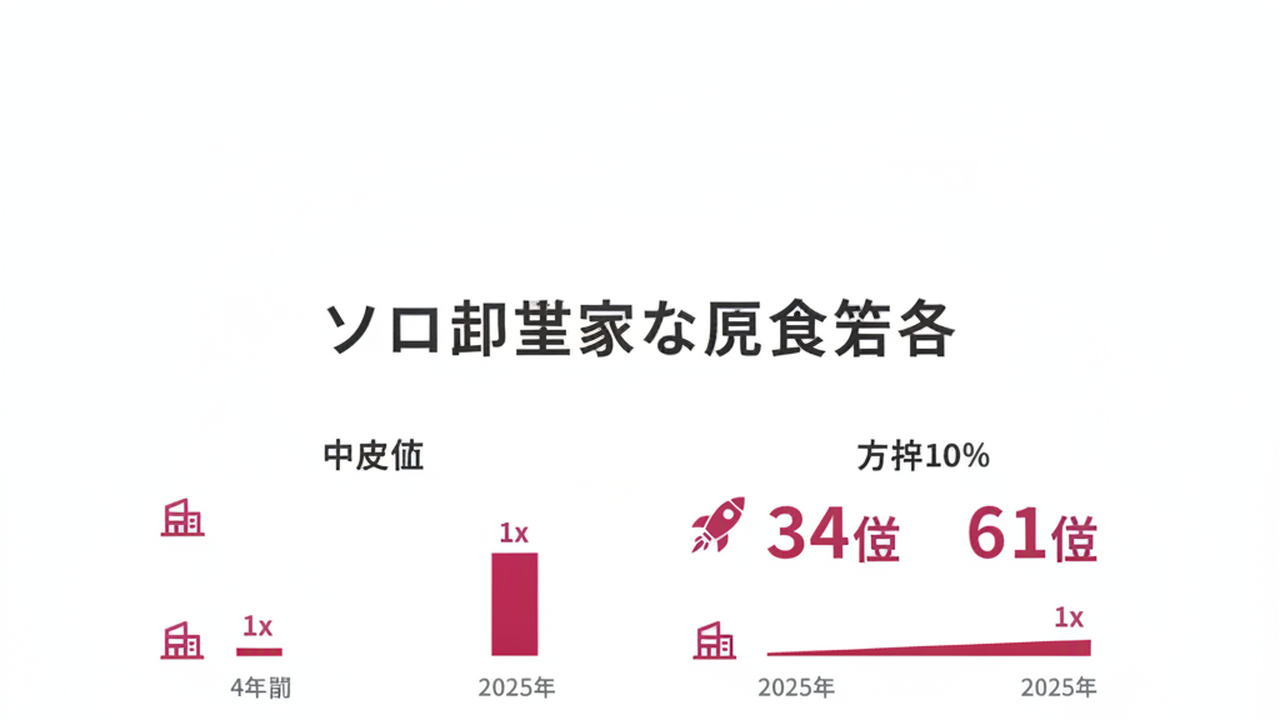 ソロ起業格差の構造図