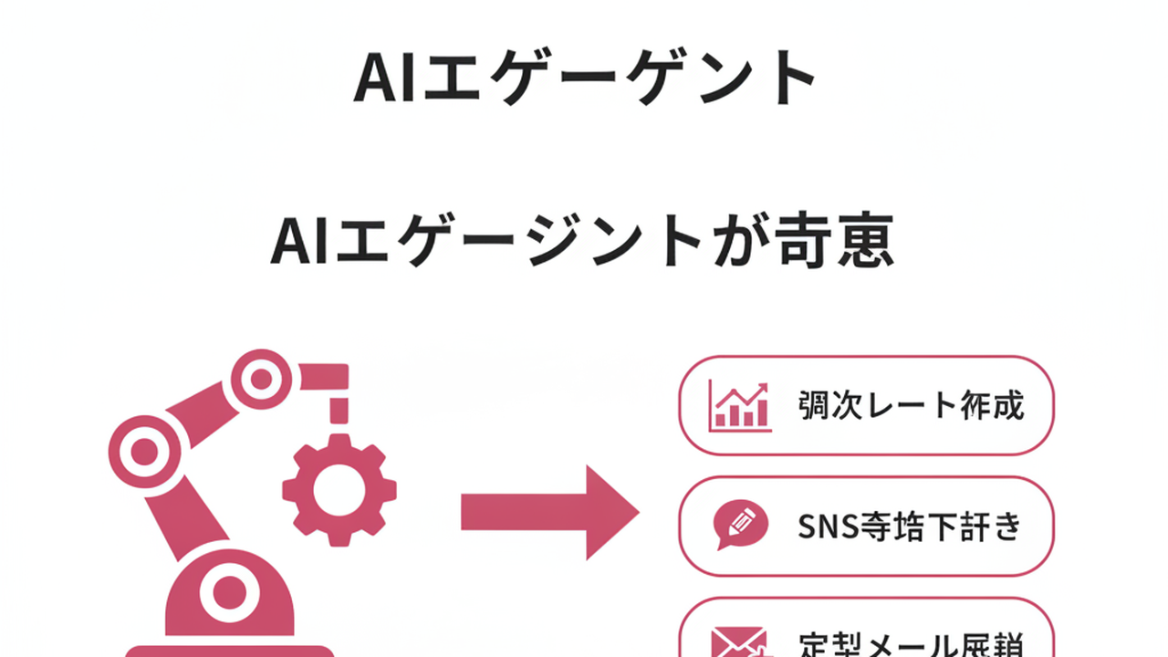 AIエージェントと繰り返し型業務の関係図