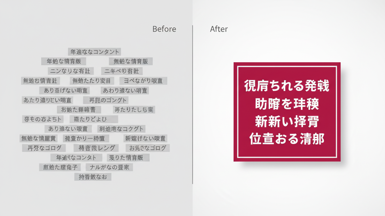 AIコンテンツと視点あるコンテンツの比較