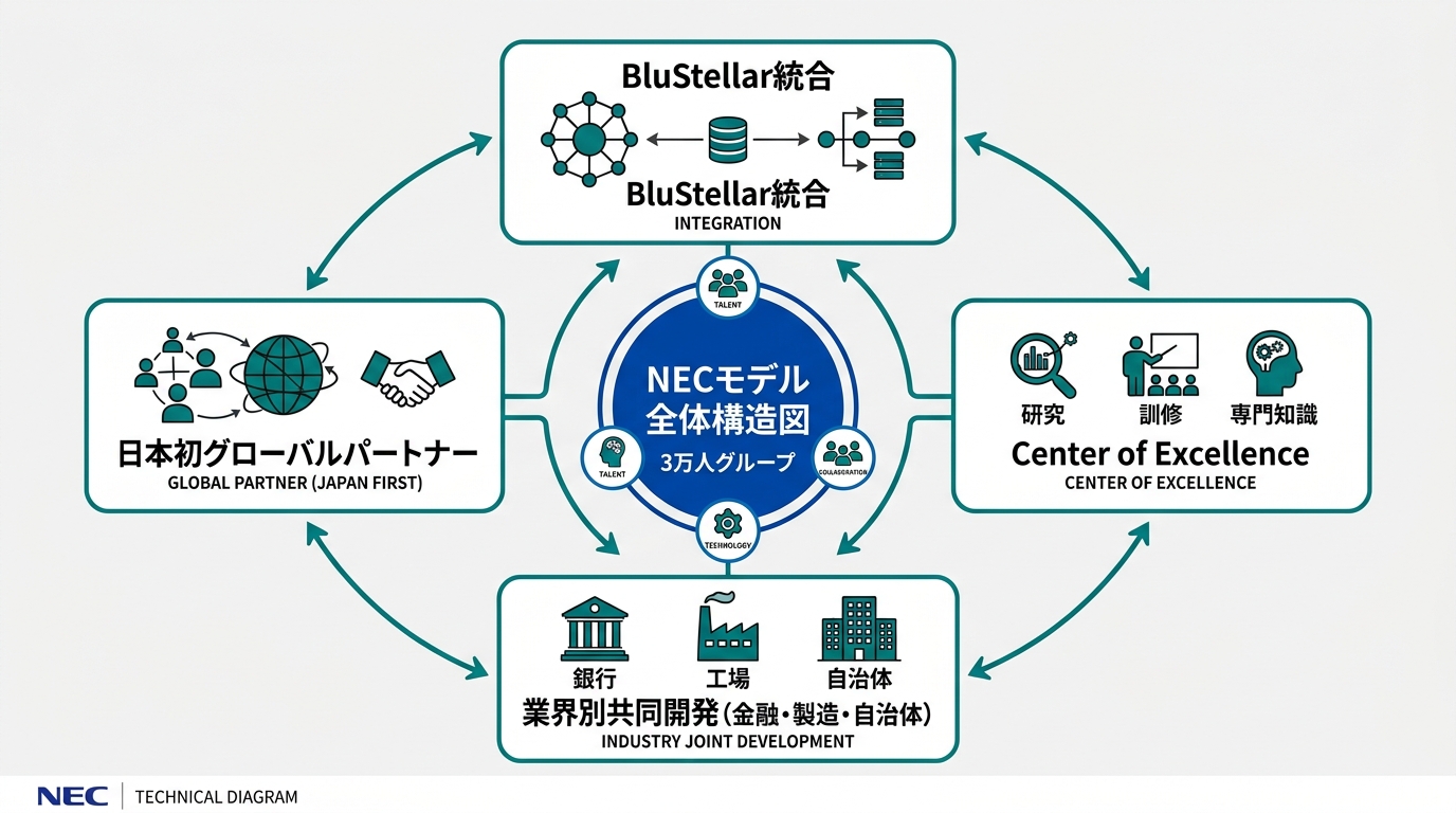 NECモデルの全体構造図