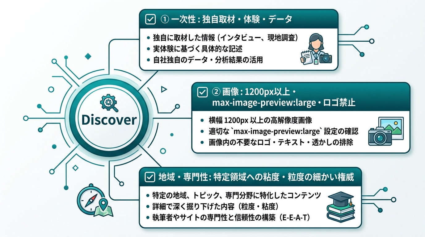 Discover3原則のチェックリスト構造図