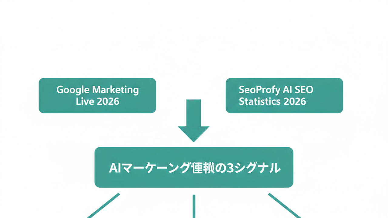 AIマーケティング3つの転換シグナル