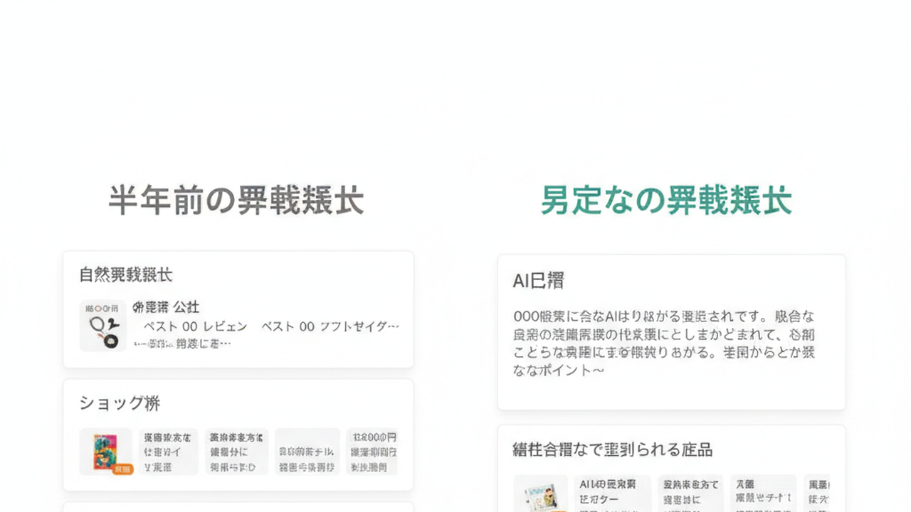 検索結果の変化 Before/After