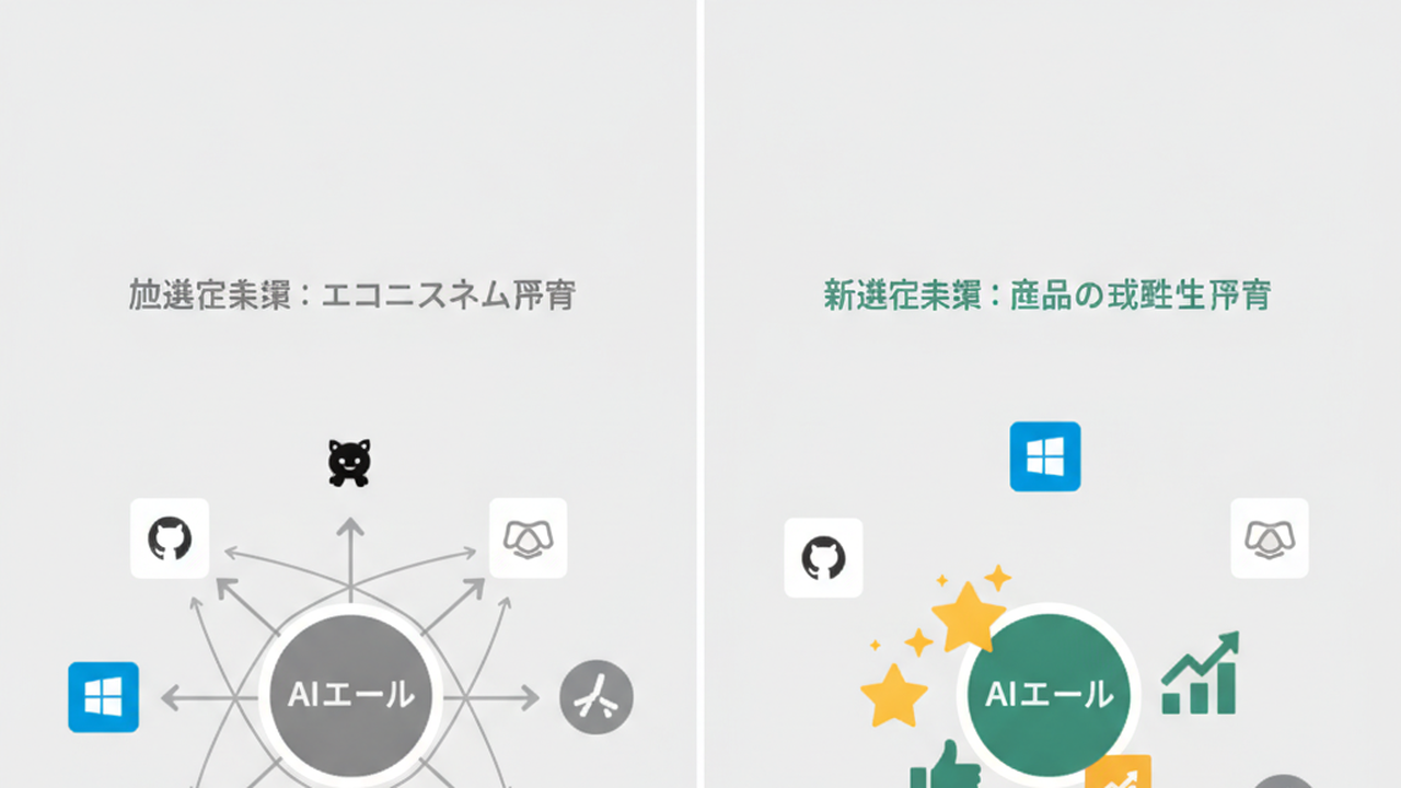 旧来と新たな選定基準の比較