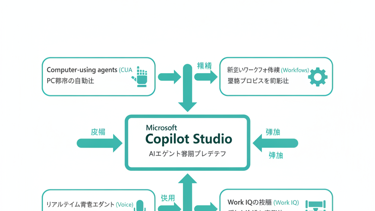 Copilot Studio 4-pillar full map