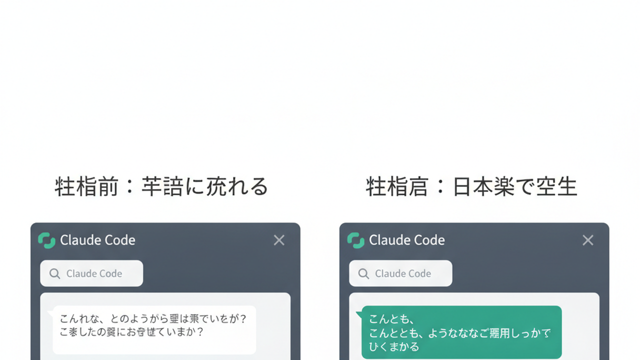 CLAUDE.md設定の有無での比較