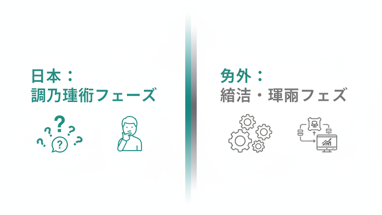 日本と海外のAIエージェントフェーズ