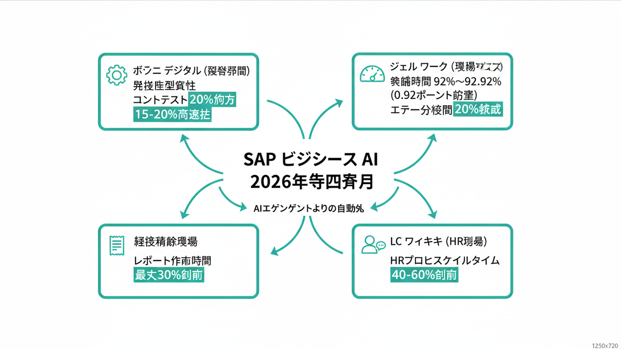 SAP Business AI 4事例と効果