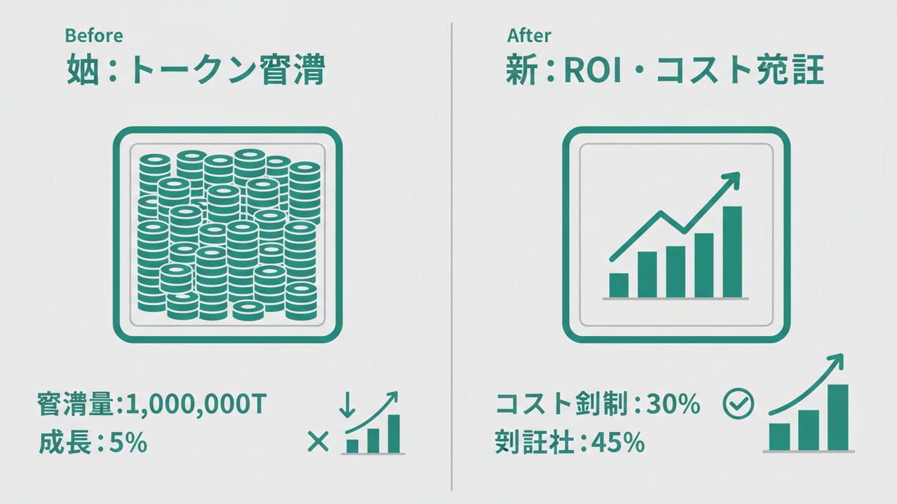 AI活用指標の変化