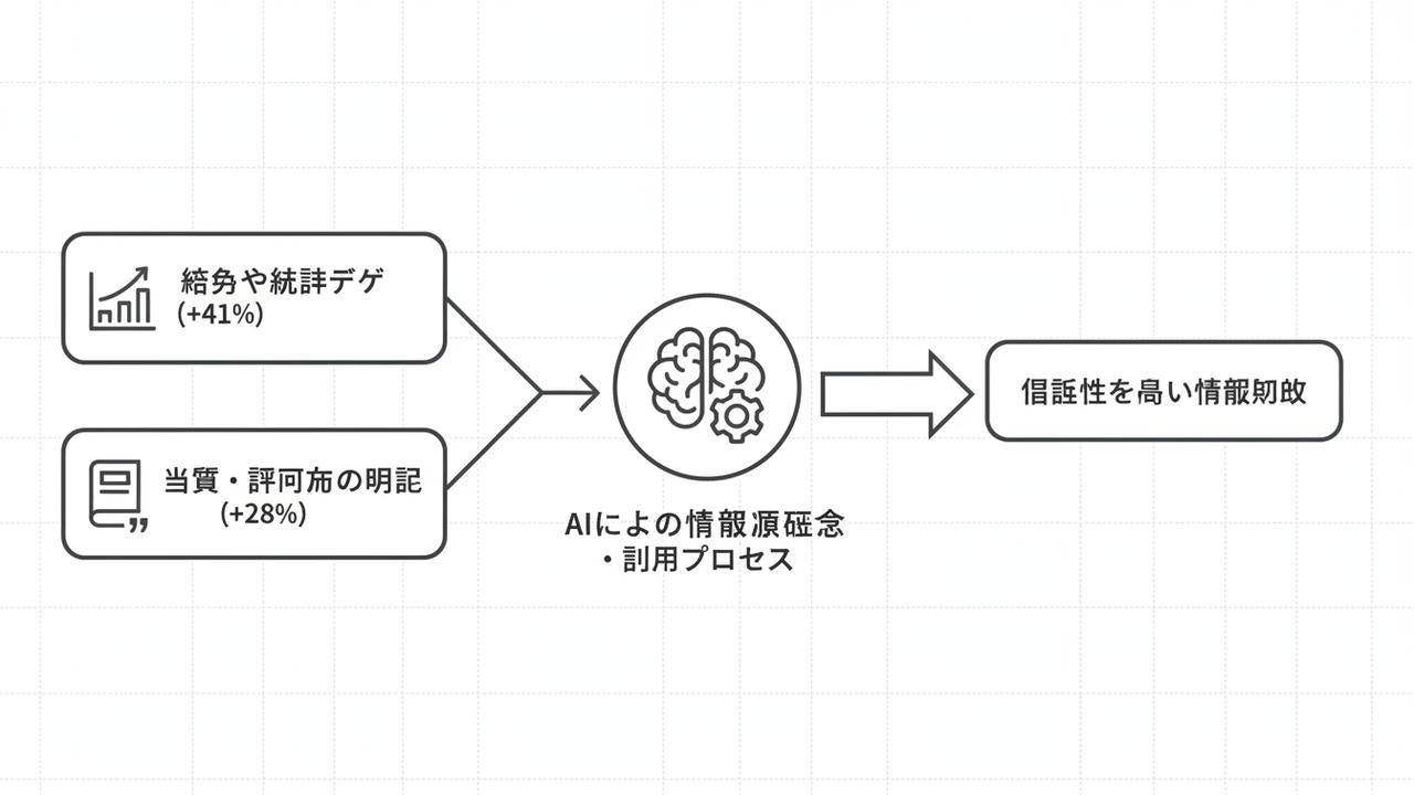 GEOで引用されやすくなる要因